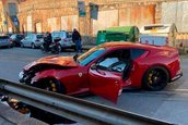 Accident Ferrari 812 Superfast