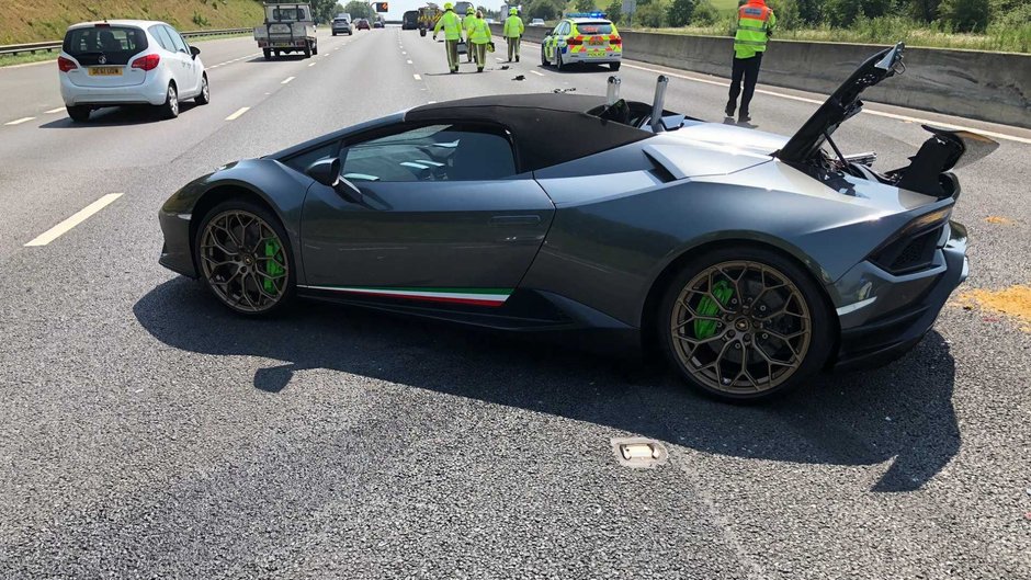 Accident Huracan Performante Spyder