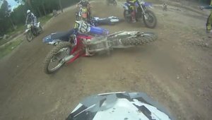 Accident la motocross