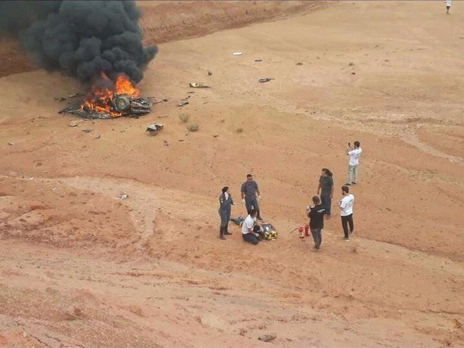 Accident Lamborghini Aventador Roadster