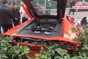 Accident Lamborghini Aventador