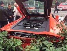 Accident Lamborghini Aventador