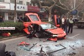 Accident Lamborghini Aventador
