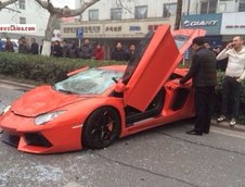 Accident Lamborghini Aventador