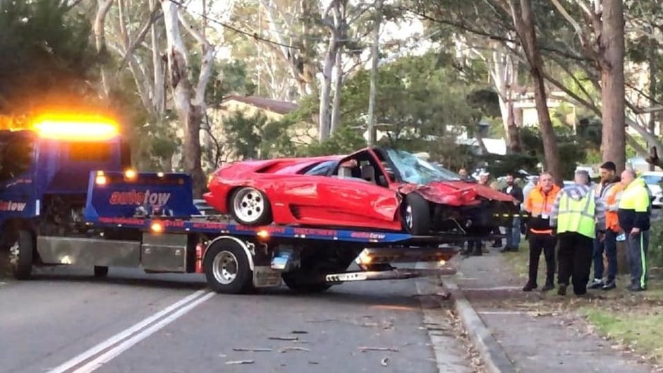 Accident Lamborghini Diablo