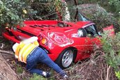 Accident Lamborghini Diablo