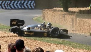 Accident Lotus F1 la Goodwood