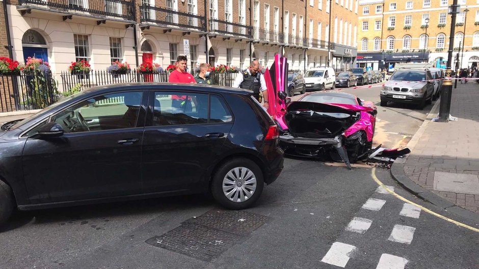 Accident McLaren 570S