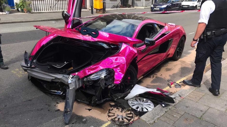 Accident McLaren 570S