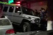 Accident Mercedes G55 AMG