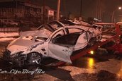Accident Mercedes S65 AMG
