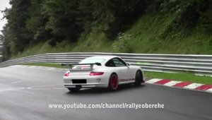 Accident pe Ring cu un Porsche 997 GT3 RS - Momentul impactului