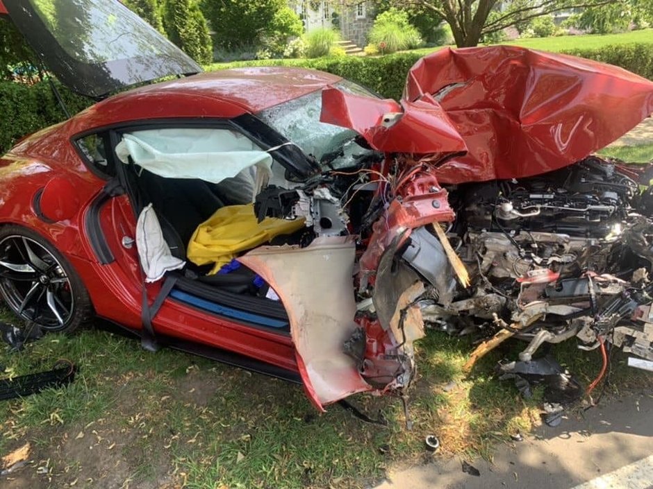 Accident Toyota Supra