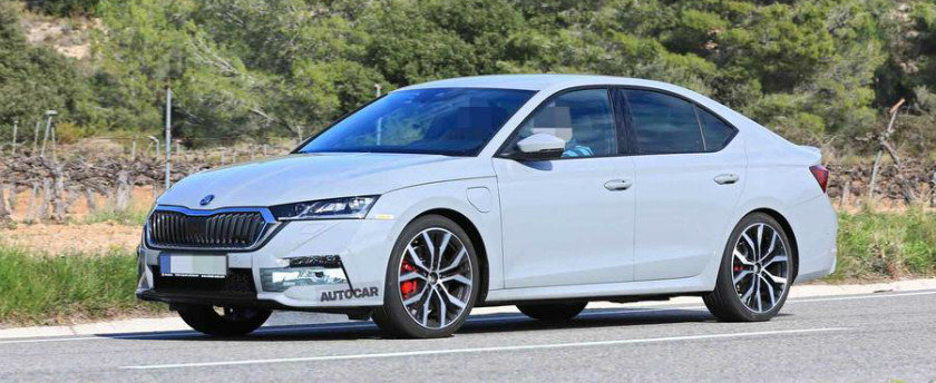 Aceasta este noua Octavia RS! Super-berlina Skoda a iesit pe strazi complet necamuflata