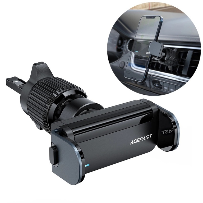 Acefast Suport Telefon Auto Pentru Grila Ventilatie Automat Negru D9 Black
