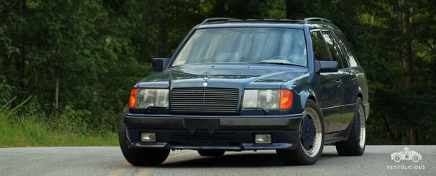 Acest Mercedes W124 este unic in lume. A costat 190.000 dolari si ascunde sub capota un motor de 6 litri