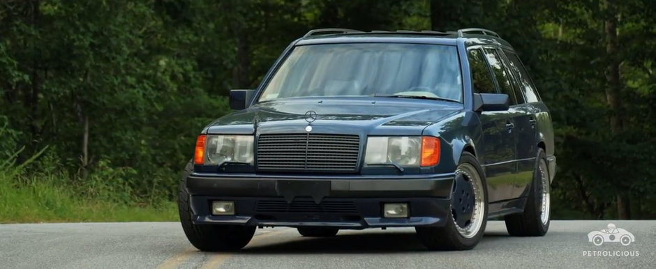 Acest Mercedes W124 este unic in lume. A costat 190.000 dolari si ascunde sub capota un motor de 6 litri Acest Mercedes W124 este unic in lume. A costat 190.000 dolari si ascunde sub capota un motor de 6 litri