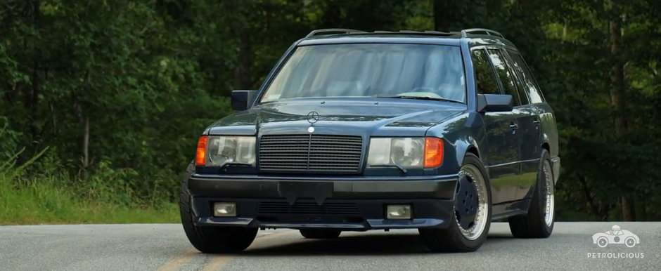 Acest Mercedes W124 este unic in lume. A costat 190.000 dolari si ascunde sub capota un motor de 6 litri