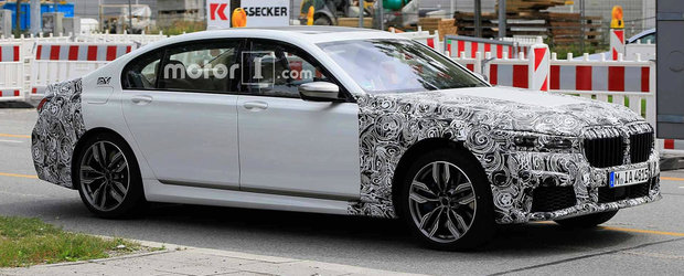 Acesta este noul BMW Seria 7. Modelul bavarez de mare lux a iesit pe strazi partial necamuflat