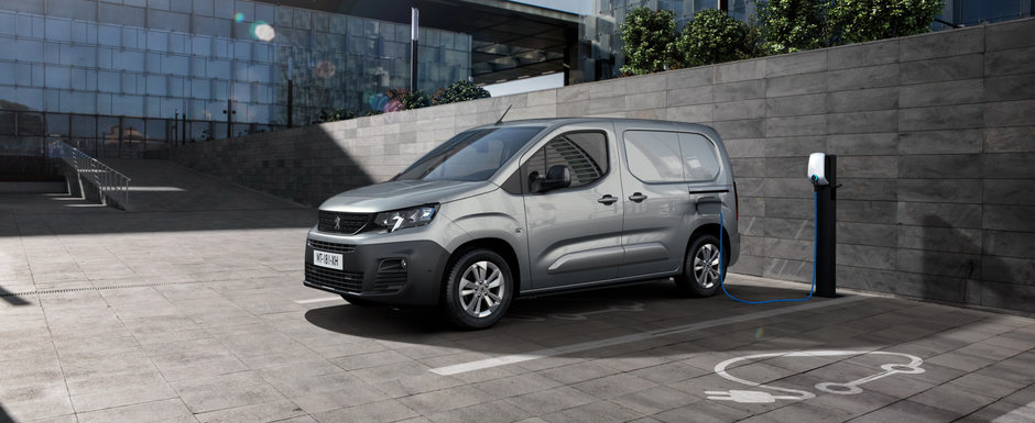 Acesta este noul Peugeot e-Partner: 136 CP si 275 kilometri autonomie maxima