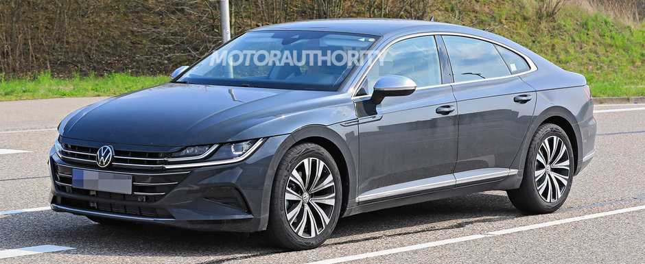 Acesta este noul Volkswagen Arteon Facelift! Mult anticipatul coupe cu patru portiere a iesit pe strazi complet necamuflat