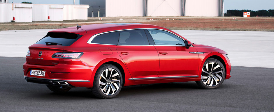 Acesta este noul VW Arteon Shooting Brake! Mult anticipatul break cu alura de coupe a debutat oficial