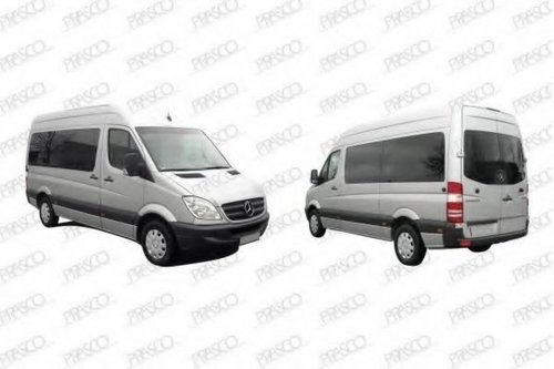 Acoperire, grila radiator MERCEDES SPRINTER 5-t caroserie (906) (2006 - 2016) PRASCO ME9192305 piesa...