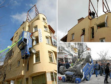 Acrobatii cu un Mercedes G-Class