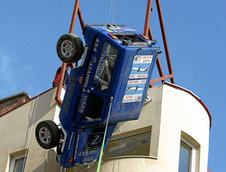 Acrobatii cu un Mercedes G-Class
