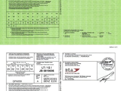 Acte false auto straine