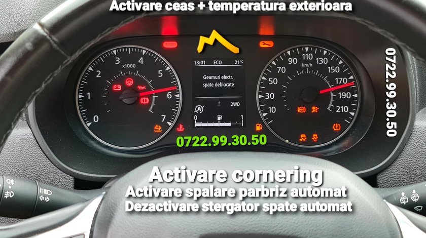 ACTIVARE / DEZACTIVARE FUNCTII CODARE DACIA Logan Sandero Duster MONTEZ CAMERA VIDEO REVERSE MARSARI