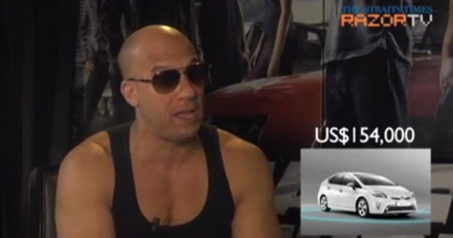 Actorii din Fast & Furious 6 ghicesc preturile masinilor din Singapore Actorii din Fast & Furious 6 ghicesc preturile masinilor din Singapore