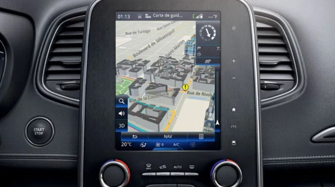 Actualizare harti Android Auto CarPlay R-Link 2 Renault Megane 4, Talisman, Kadjar, Scenic
