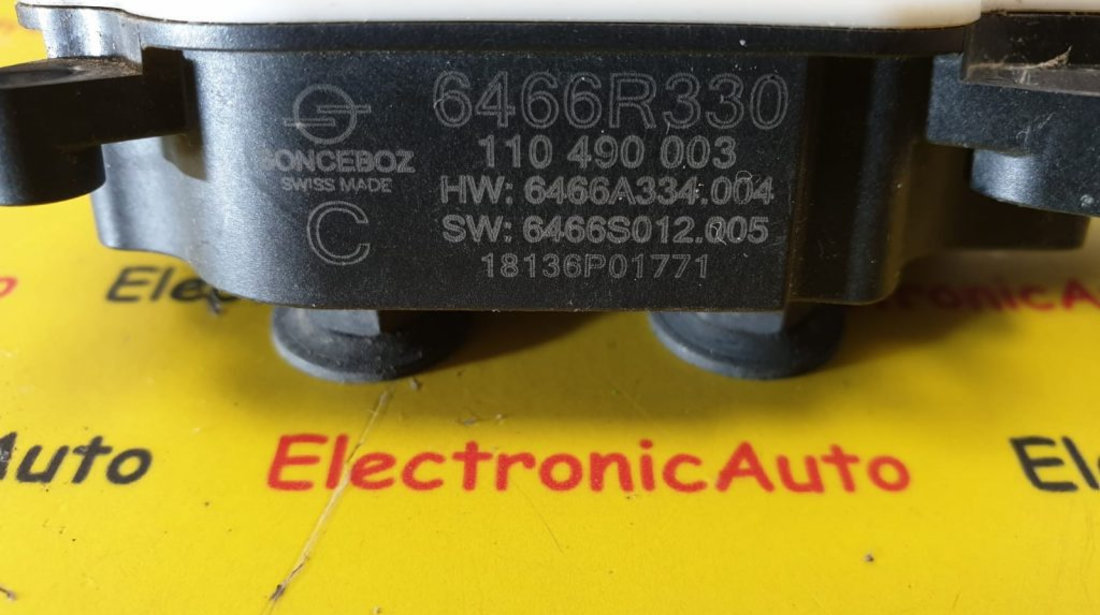 Actuator clapete radiator incalzire Renault Clio 4, Captur, 6466R330, 110490003