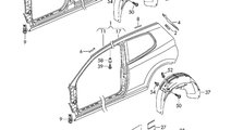 Actuator deschidere usita rezervor Volkswagen Golf...