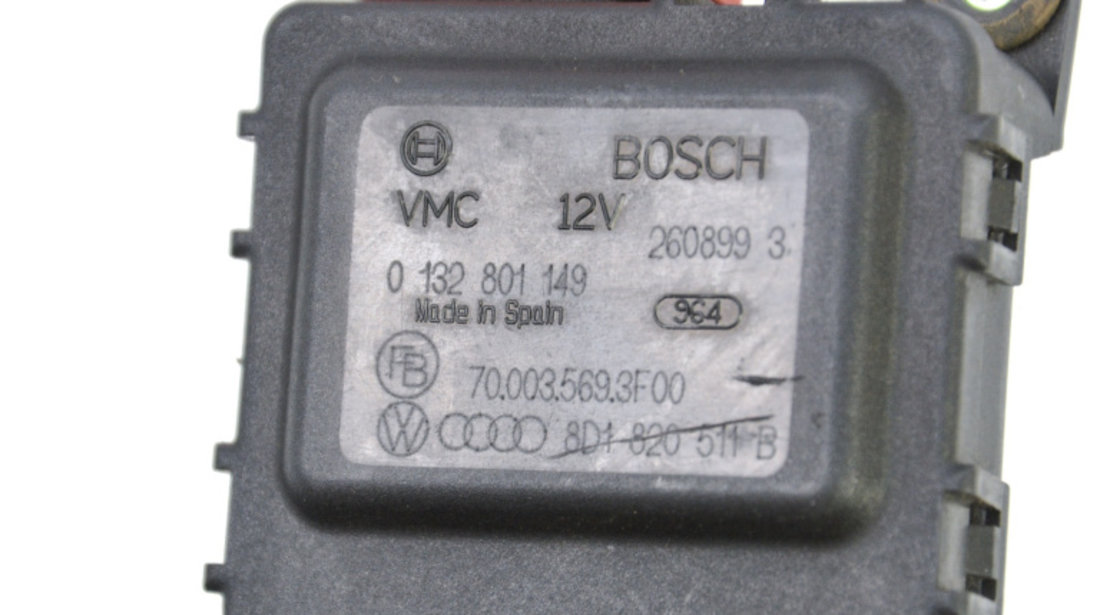 Actuator Electronic Aeroterma Audi A4 B5 (8D) 1994 - 2001 0132801149, 0 132 801 149, 8D1 820 511B, 8D1820511B