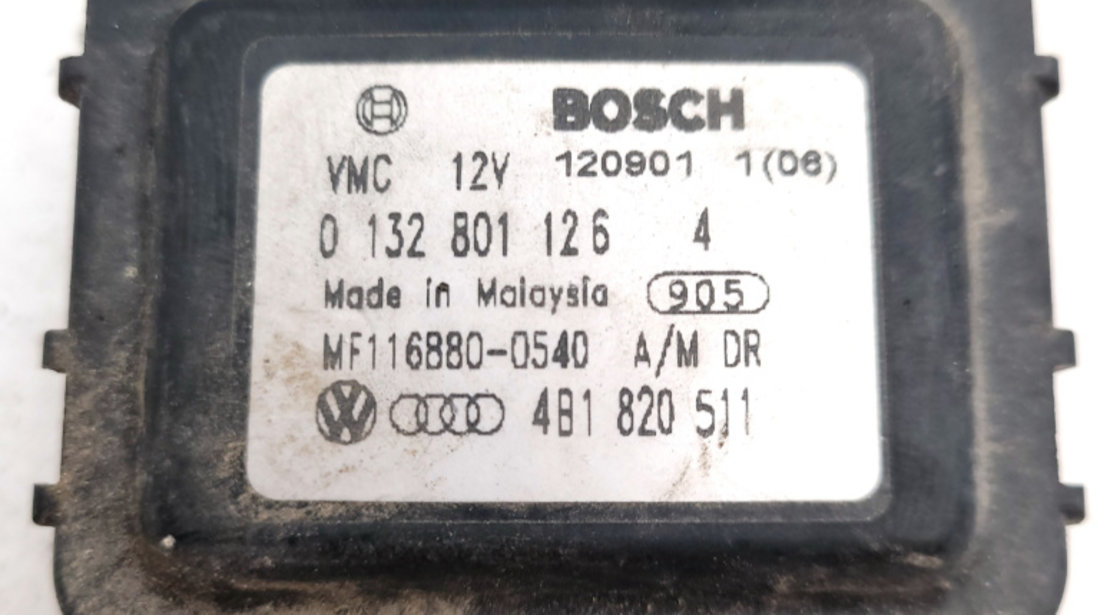 Actuator Electronic Audi A6 (4B, C5) 1997 - 2005 01238011264, 0 132 801 126 4, MF1168800540, MF116880-0540, 481820511, 4B1 820 511