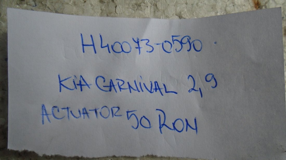 Actuator kia carnival 2.9 cod h40073-0590