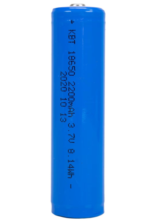 Acumulator 18650 verde PNI 8 3.7V 2200mAh pentru lanterna PNI Adventure F10, PNI Adventure 80, PNI Adventure 650 lungime 6.5 cm PNI-18650-8