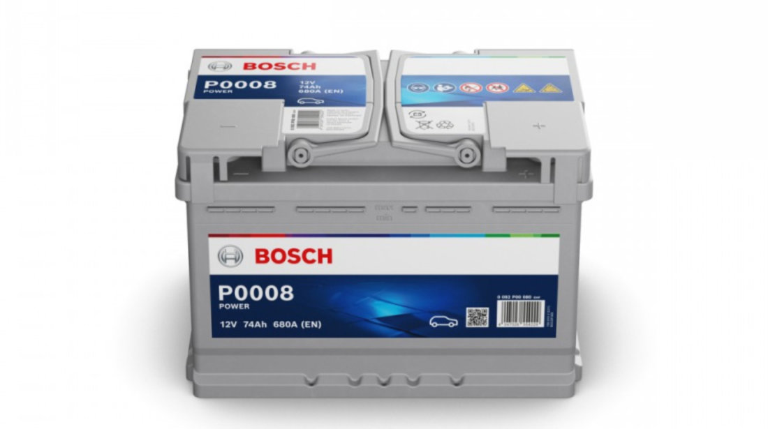 Acumulator baterie auto BOSCH Power 74 Ah 680A 0 092 P00 080 piesa NOUA