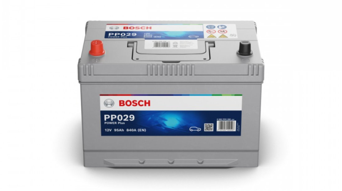 Acumulator baterie auto BOSCH Power Plus 95 Ah 840A cu borne inverse 0 092 PP0 290 piesa NOUA