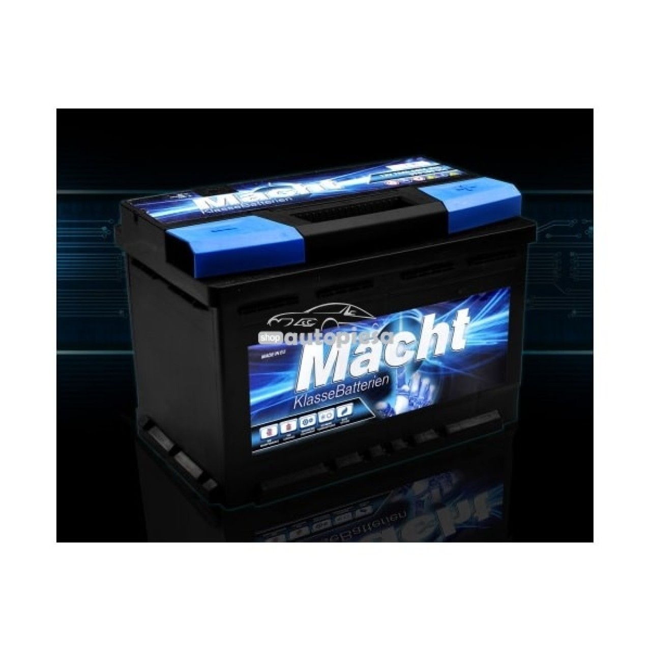 Acumulator baterie auto MACHT 70 Ah 580A 25346 piesa NOUA