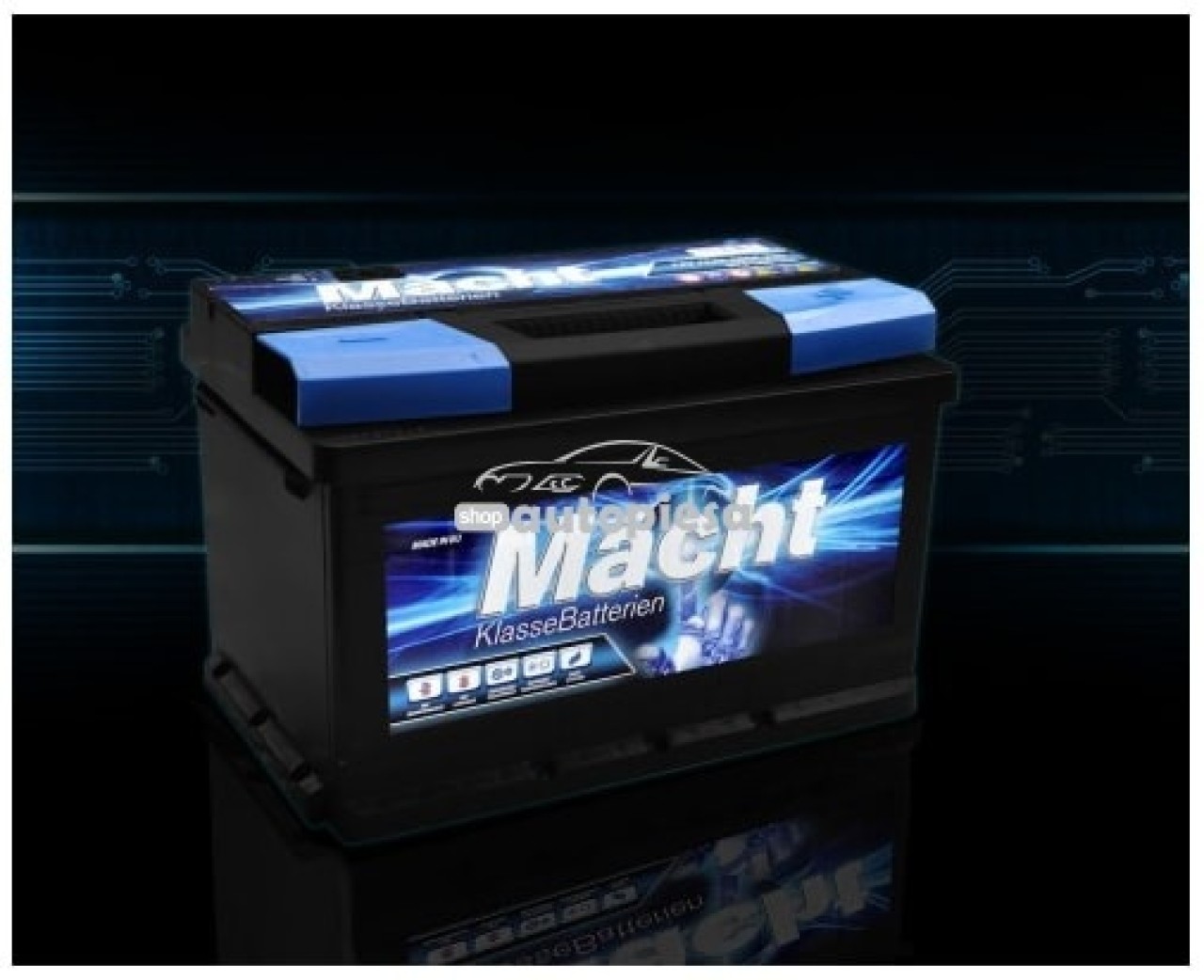 Acumulator baterie auto MACHT 75 Ah 680A 25348 piesa NOUA