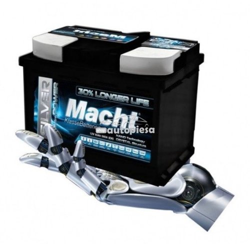 Acumulator baterie auto MACHT Silver Power 75 Ah 750A - GARANTIE 5 ANI 25875 piesa NOUA