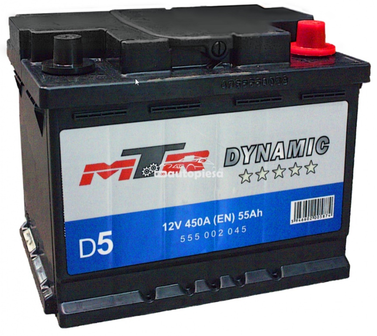 Acumulator baterie auto MTR Dynamic L2 55 Ah 450A 555002045 piesa NOUA