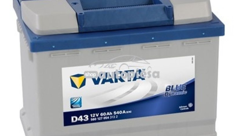 Acumulator baterie auto VARTA Blue Dynamic 60 Ah 540A cu borne inverse 5601270543132 piesa NOUA
