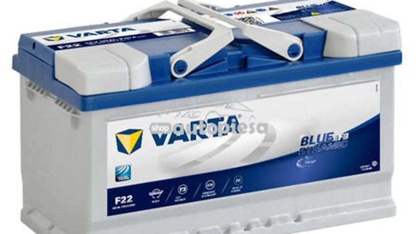 Acumulator baterie auto VARTA Blue Dynamic 80 Ah 730A tip EFB (pentru sistem START/STOP) 580500073D842 piesa NOUA