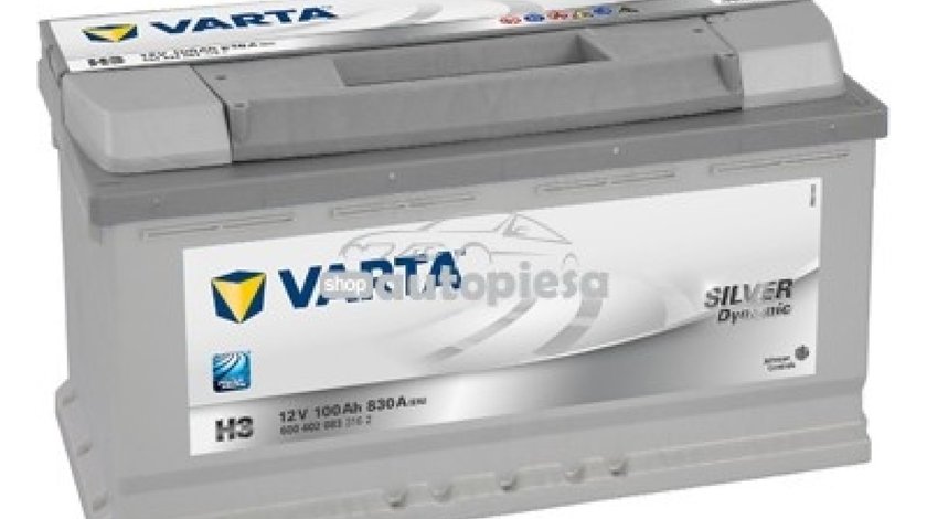 Acumulator baterie auto VARTA Silver Dynamic 100 Ah 830A 6004020833162 piesa NOUA