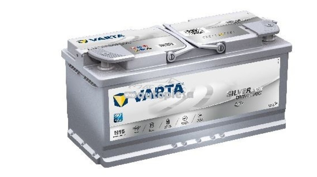 Acumulator baterie auto VARTA Silver Dynamic 105 Ah 950A tip AGM (pentru sistem START/STOP) 605901095D852 piesa NOUA