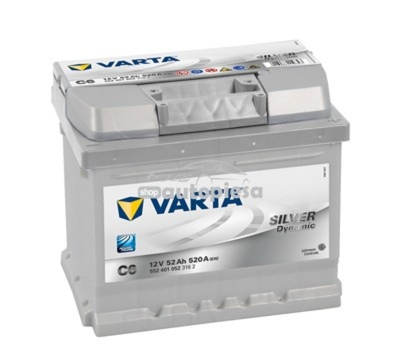 Acumulator baterie auto VARTA Silver Dynamic 52 Ah 520A 5524010523162 piesa NOUA
